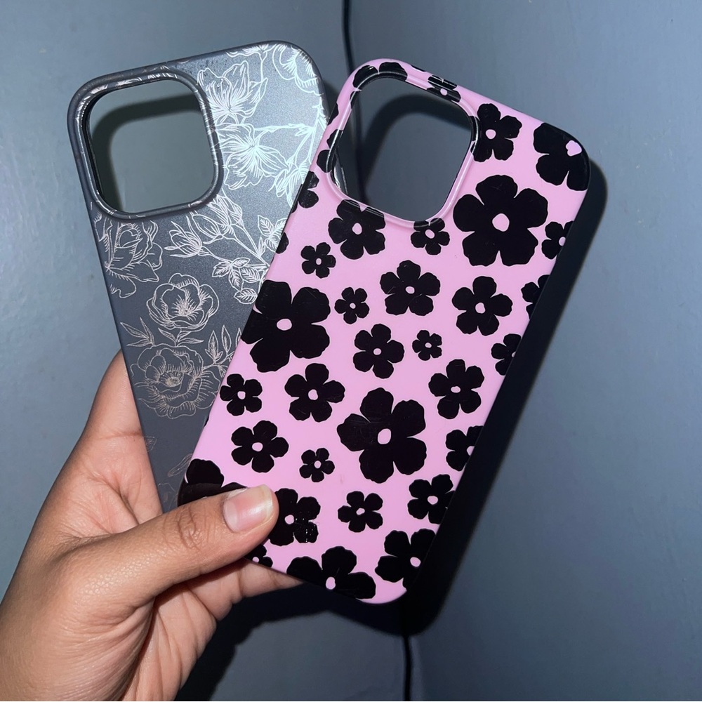 iPhone 13 Pro Max velvet caviar flower cases